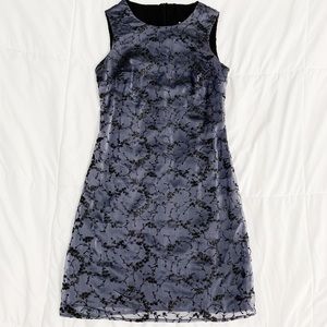 Tessuto Vintage Floral Embroidered Dress